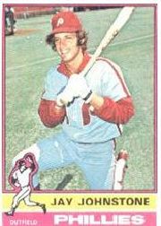 1976 Topps Baseball Cards      114     Jay Johnstone